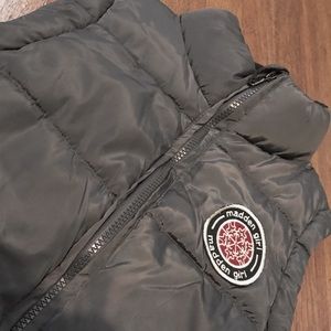 MADDEN GIRL gray puffer vest